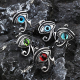 Vintage Eye of Ra Stainless Steel Pendant | Gthic.com