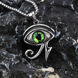 Vintage Eye of Ra Stainless Steel Pendant | Gthic.com