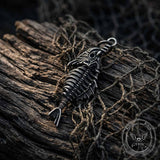 Vintage Fish Skeleton Stainless Steel Pendant | Gthic.com