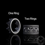 Vintage Fleur-De-Lis Crown Sterling Silver Ring | Gthic.com