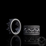 Vintage Fleur-De-Lis Crown Sterling Silver Ring | Gthic.com