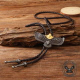 Vintage Flying Eagle Alloy Animal Bolo Tie