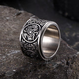 Vintage Four Mythical Beasts Stainless Steel Spinner Ring
