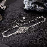 Vintage Geometric Bohemian Pattern Stainless Steel Bracelet | Gthic.com