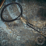 Vintage Gold Cicada Alloy Cowboy Bolo Tie