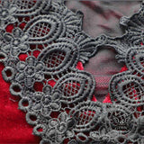 Vintage Gold Velvet Back Lace-Up Sleeveless Dress