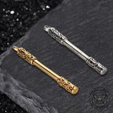 Vintage Golden Cudgel Design Stainless Steel Pendant 01 | Gthic.com