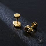 Vintage Gothic Demon Eye Stainless Steel Earrings