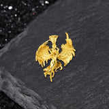 Vintage Guardian Angel Wings Stainless Steel Pendant