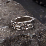 Vintage Half Face Venus Copper Open Ring