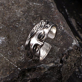 Vintage Half Face Venus Copper Open Ring