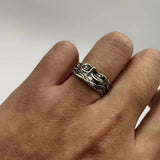 Vintage Half Face Venus Copper Open Ring | Gthic.com