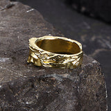 Vintage Half Face Venus Copper Open Ring