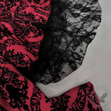 Vintage Jacquard Court Costume Gowns Dress