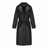 Vintage Lapel Belt Long Trench Coat | Gthic.com