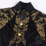 Vintage Medieval-Style Long Tailcoat Costume