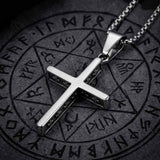 Vintage Multi-Cross Stainless Steel Religious Pendant | Gthic.com