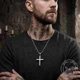 Vintage Multi-Cross Stainless Steel Religious Pendant | Gthic.com