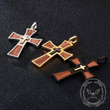 Vintage Multi-Layered Cross Stainless Steel Pendant | Gthic.com