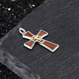 Vintage Multi-Layered Cross Stainless Steel Pendant | Gthic.com