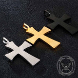 Vintage Multi-Layered Cross Stainless Steel Pendant