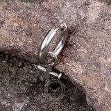 Vintage Nail Cross Stainless Steel Stud Earrings