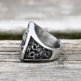 Vintage Octopus Skull Stainless Steel Ring | Gthic.com