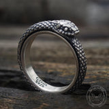 Vintage Ouroboros Sterling Silver Spinner Ring | Gthic.com
