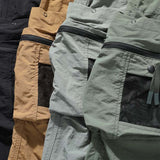 Vintage Outdoor Multi-Pocket Loose Paratrooper Pants | Gthic.com