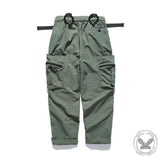 Vintage Outdoor Multi-Pocket Loose Paratrooper Pants | Gthic.com