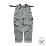 Vintage Outdoor Multi-Pocket Loose Paratrooper Pants | Gthic.com
