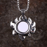 Vintage Pattern Devil Eye Stainless Steel Pendant