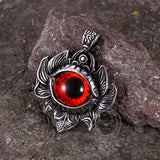 Vintage Pattern Devil Eye Stainless Steel Pendant
