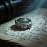 Vintage Pentagram Solomon Rune Stainless Steel Ring | Gthic.com