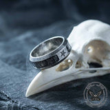 Vintage Pentagram Solomon Rune Stainless Steel Ring