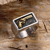 Vintage Pistol Gun Stainless Steel Ring | Gthic.com
