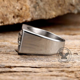 Vintage Pistol Gun Stainless Steel Ring | Gthic.com
