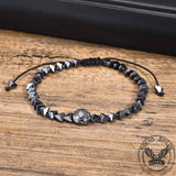 Vintage Rose Natural Stone Bead Bracelet | Gthic.com