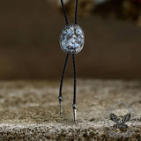 Vintage Rose Rabbit Mushroom Alloy Cowboy Bolo Tie