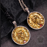 Vintage Seven Realms Gem Lion Sterling Silver Pendant | Gthic.com