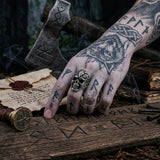 Vintage Skull Filigree Stainless Steel Gothic Ring | Gthic.com