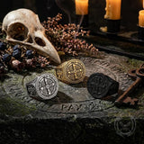 Vintage St. Benedict Exorcism Stainless Steel Ring | Gthic.com