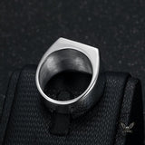 Vintage St. George Dragon Knight Slayer Stainless Steel Ring | Gthic.com