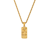 Vintage Tarot Card Stainless Steel Necklace
