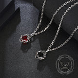 Vintage Thorn Rose Gemstone Stainless Steel Pendant | Gthic.com