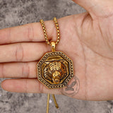 Vintage Tiger Head Stainless Steel Pendant | Gthic.com
