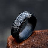 Vintage Viking Rune Stainless Steel Nordic Ring | Gthic.com