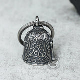 Vintage Virgin Mary Guardian Bell Stainless Steel Keychain
