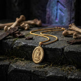 Vintage Virgin Mary Stainless Steel Pendant