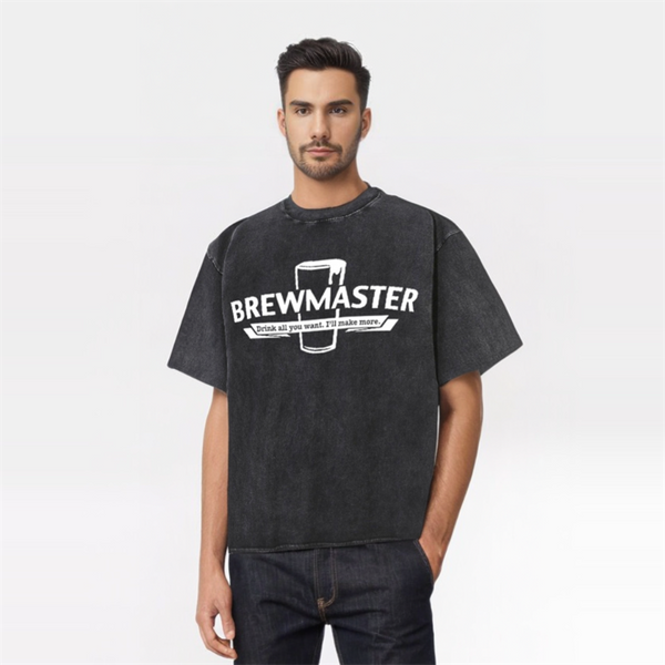Vintage Washed Brewmaster Beer Short Sleeve T-shirt